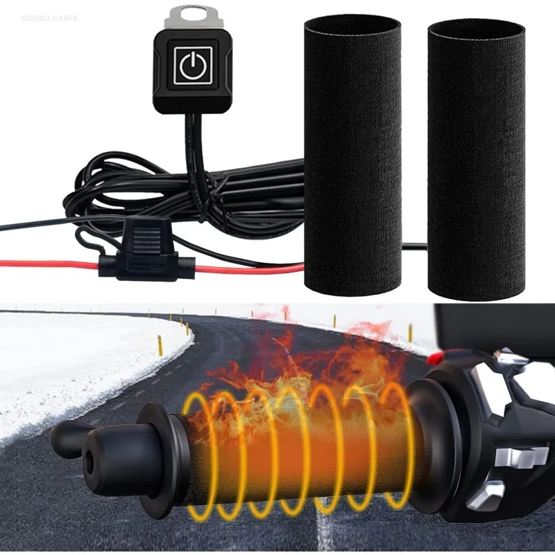 Motorcycle Heated Grips 12V 3- - огляд і ціна Handlebar Grip Heated