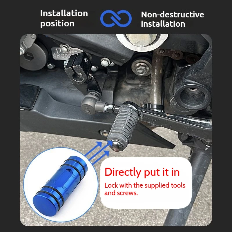 For Honda NX500 NX 500 N X500  - огляд і ціна Motorcycle Gear Lever Extender